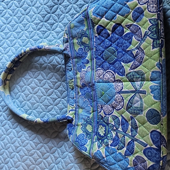 EUC Vera Bradley Bowler Bag Doodle Daisy Pattern - Picture 1 of 8